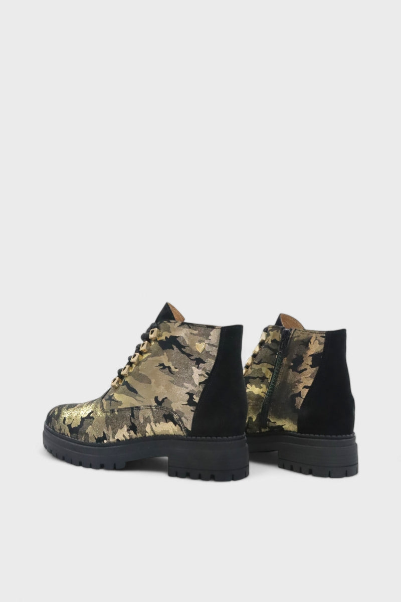 Botas Mulher Estilo Militar Camuflada | Daydoc 5161