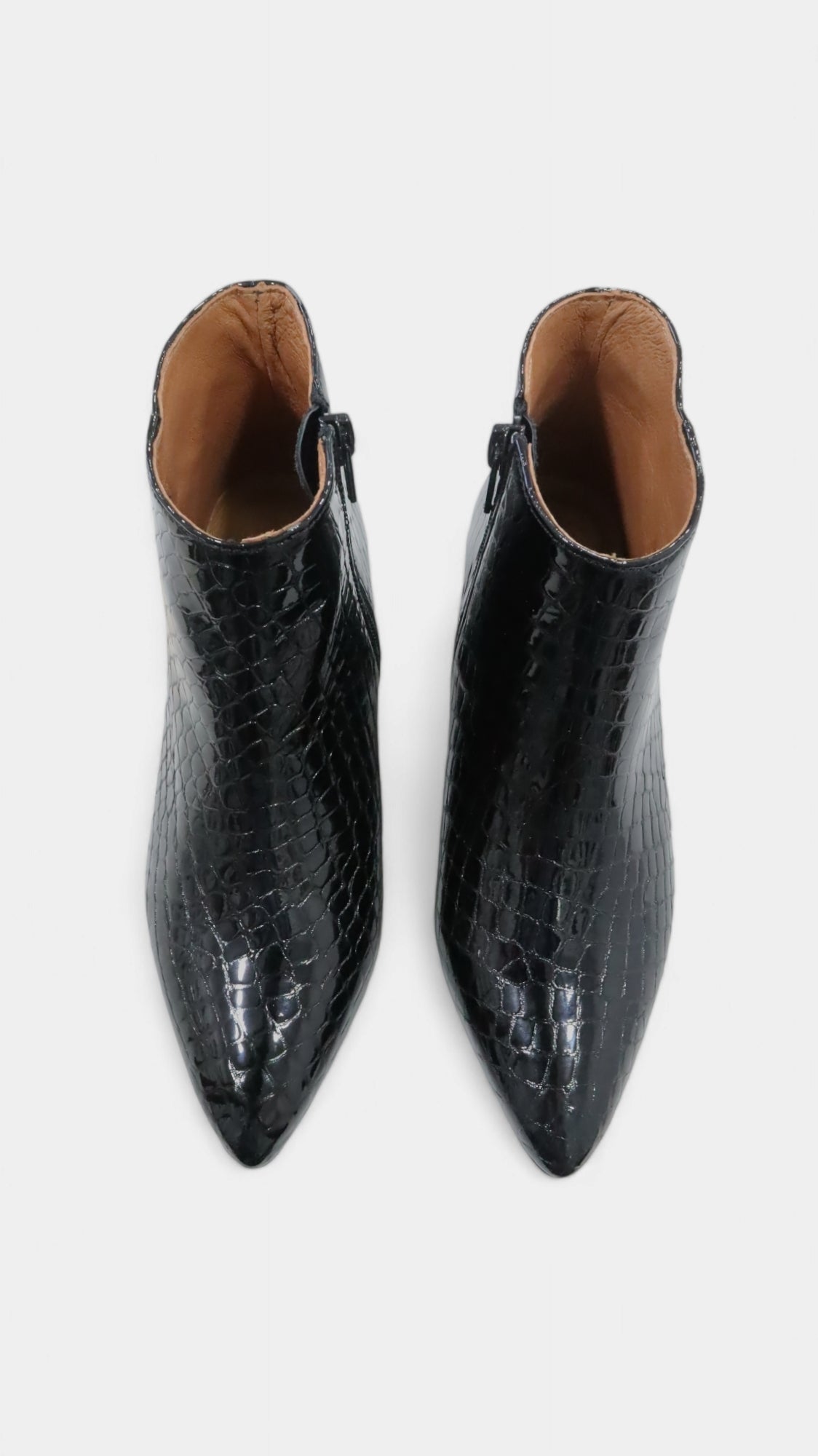 Botas Mulher em Croco Envernizado | Daydoc Florença - 2933