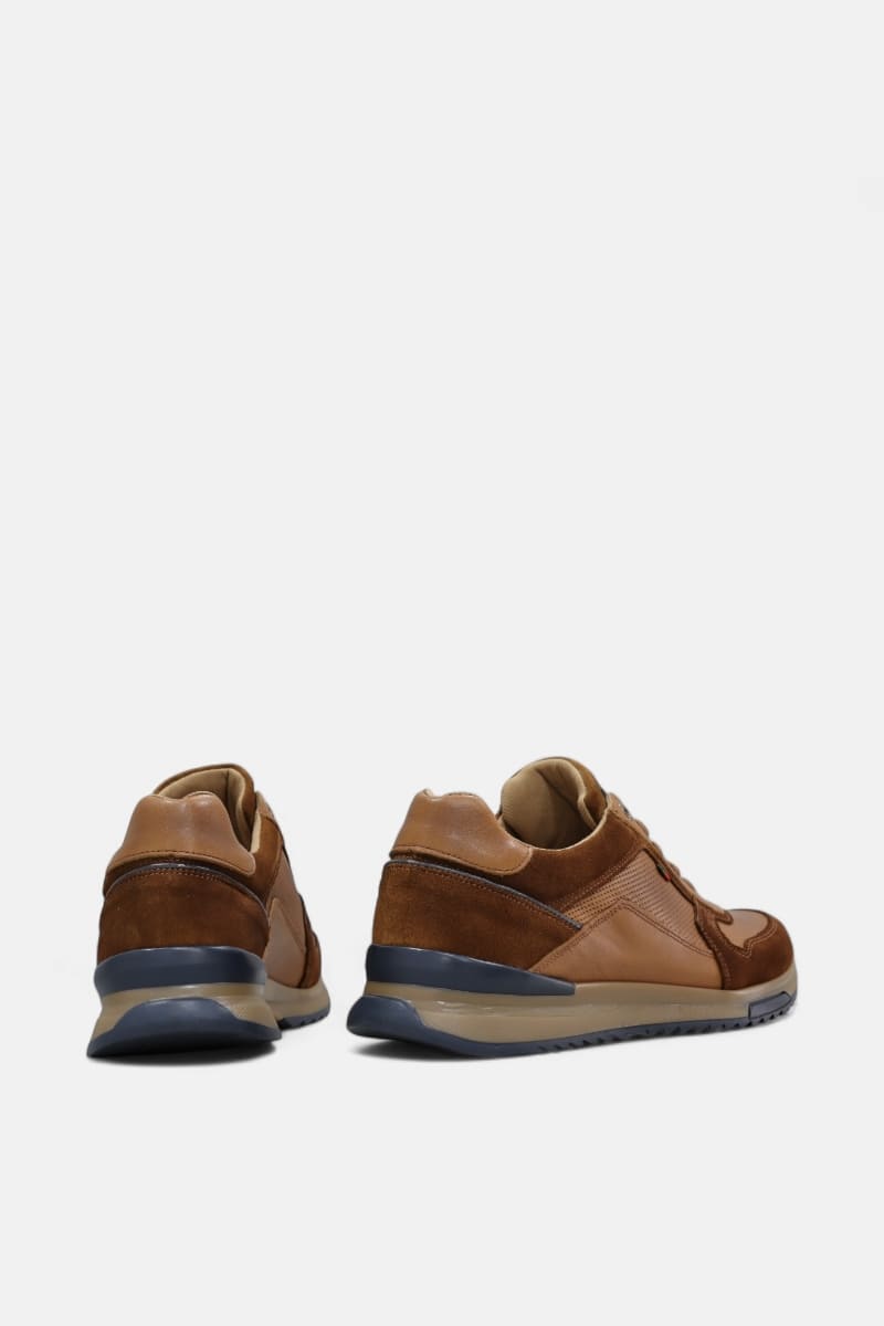 Ténis em Pele Camel de Homem - Daydoc 4033