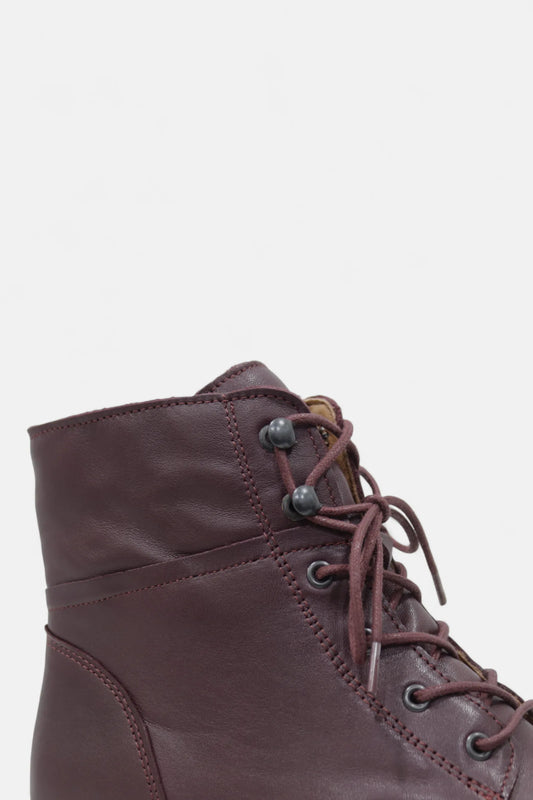 Botas de Mulher em Pele com Cordão e Fecho | Daydoc Linz - N78810