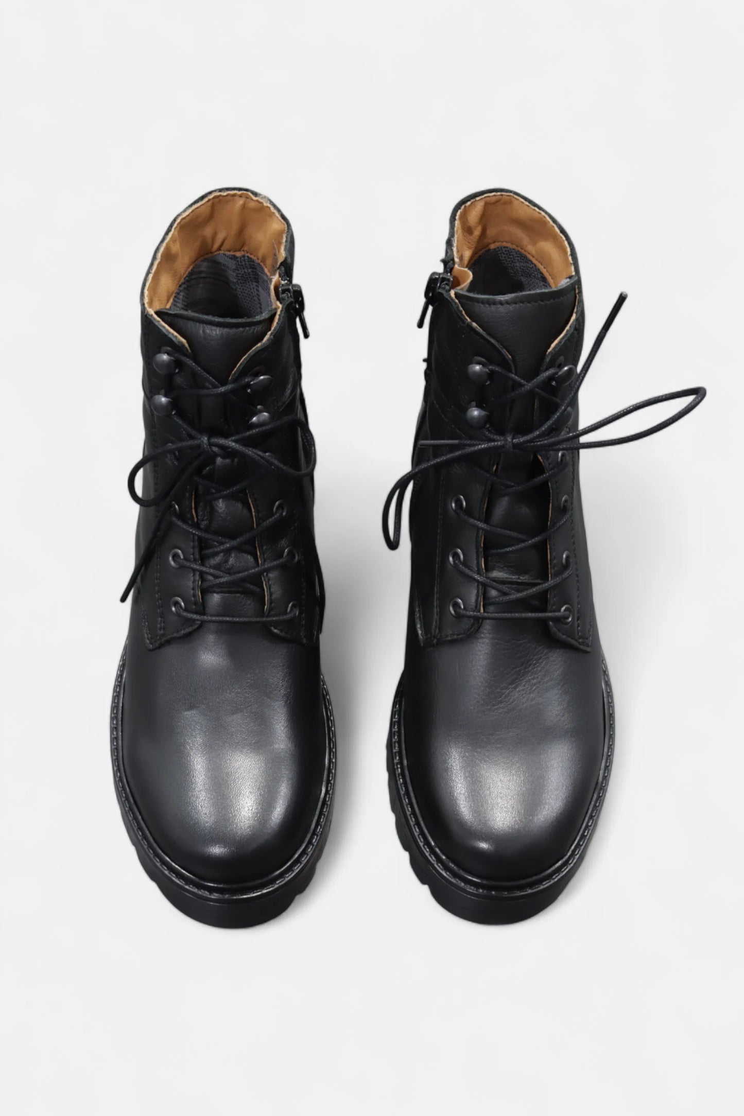 Botas de Mulher em Pele com Cordão e Fecho | Daydoc Linz - N78810