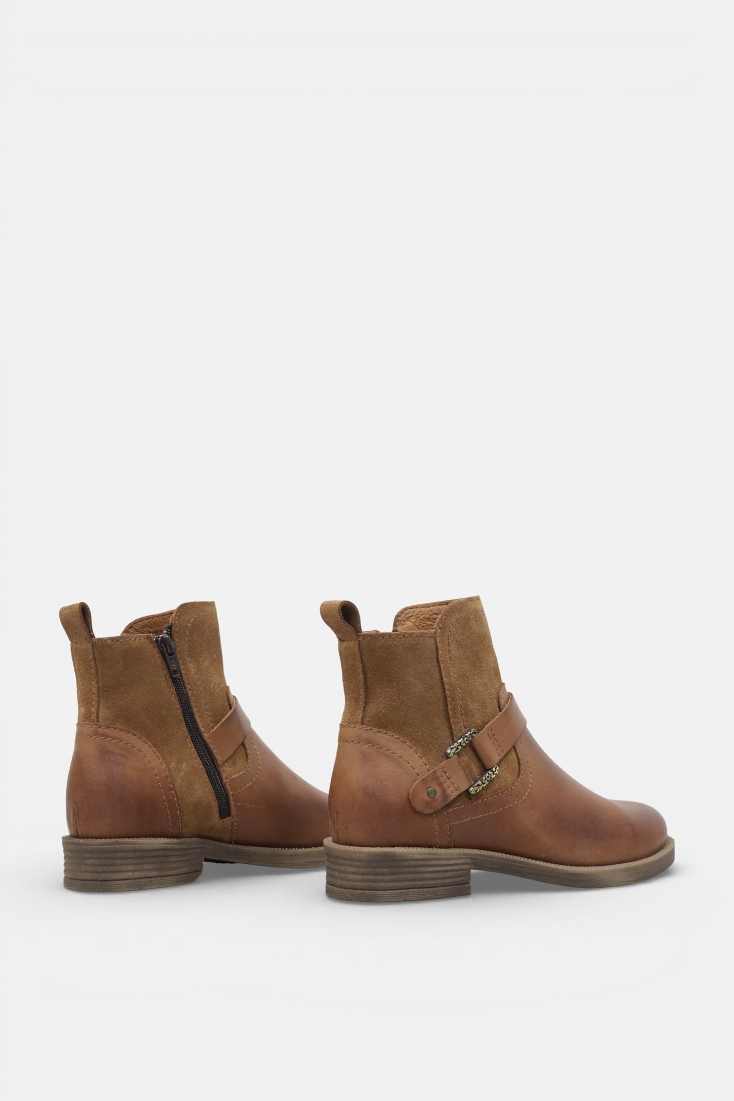 Bota Mulher Pele e Camurça Camel | Daydoc - 4718
