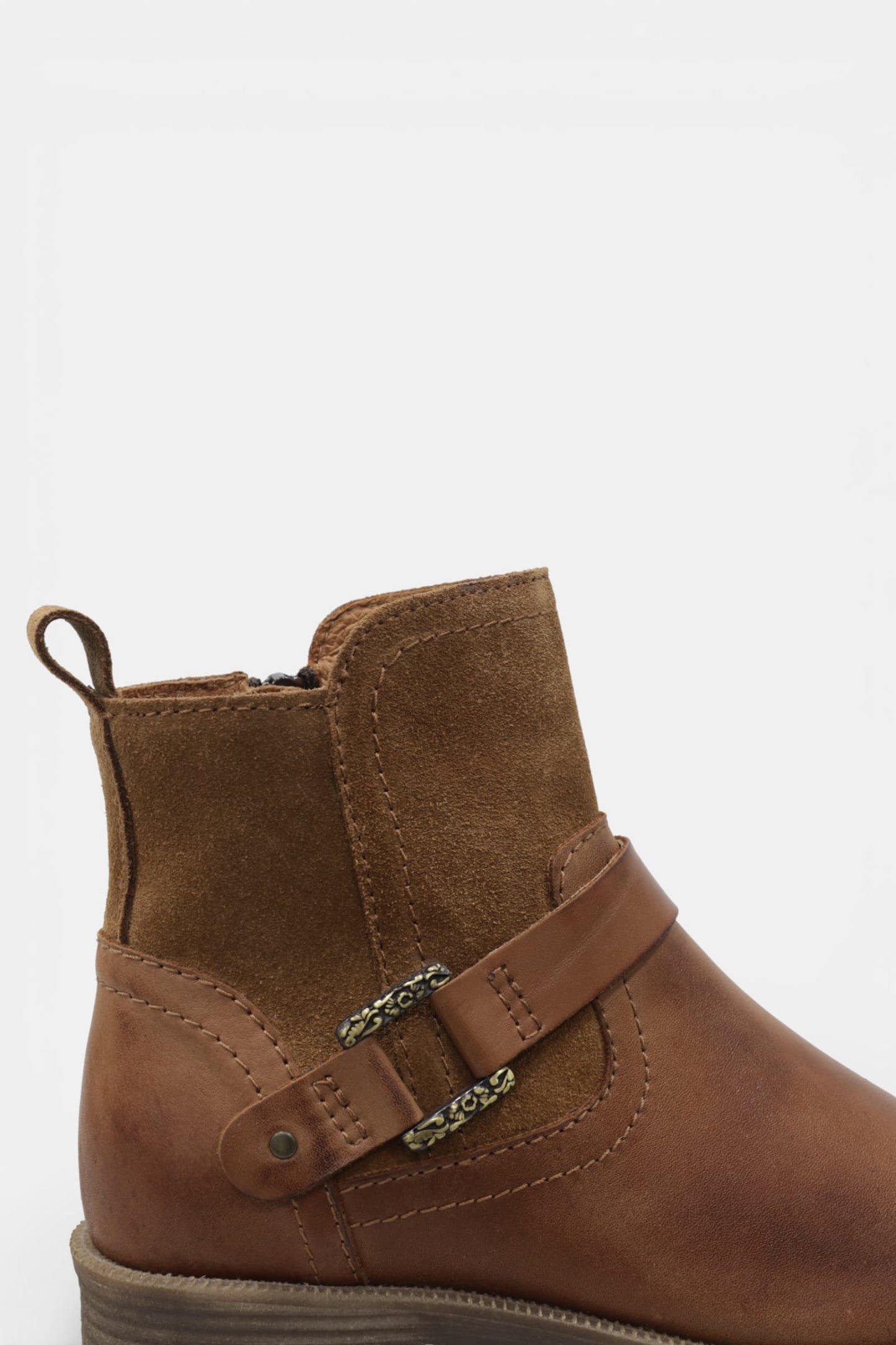 Bota Mulher Pele e Camurça Camel | Daydoc - 4718