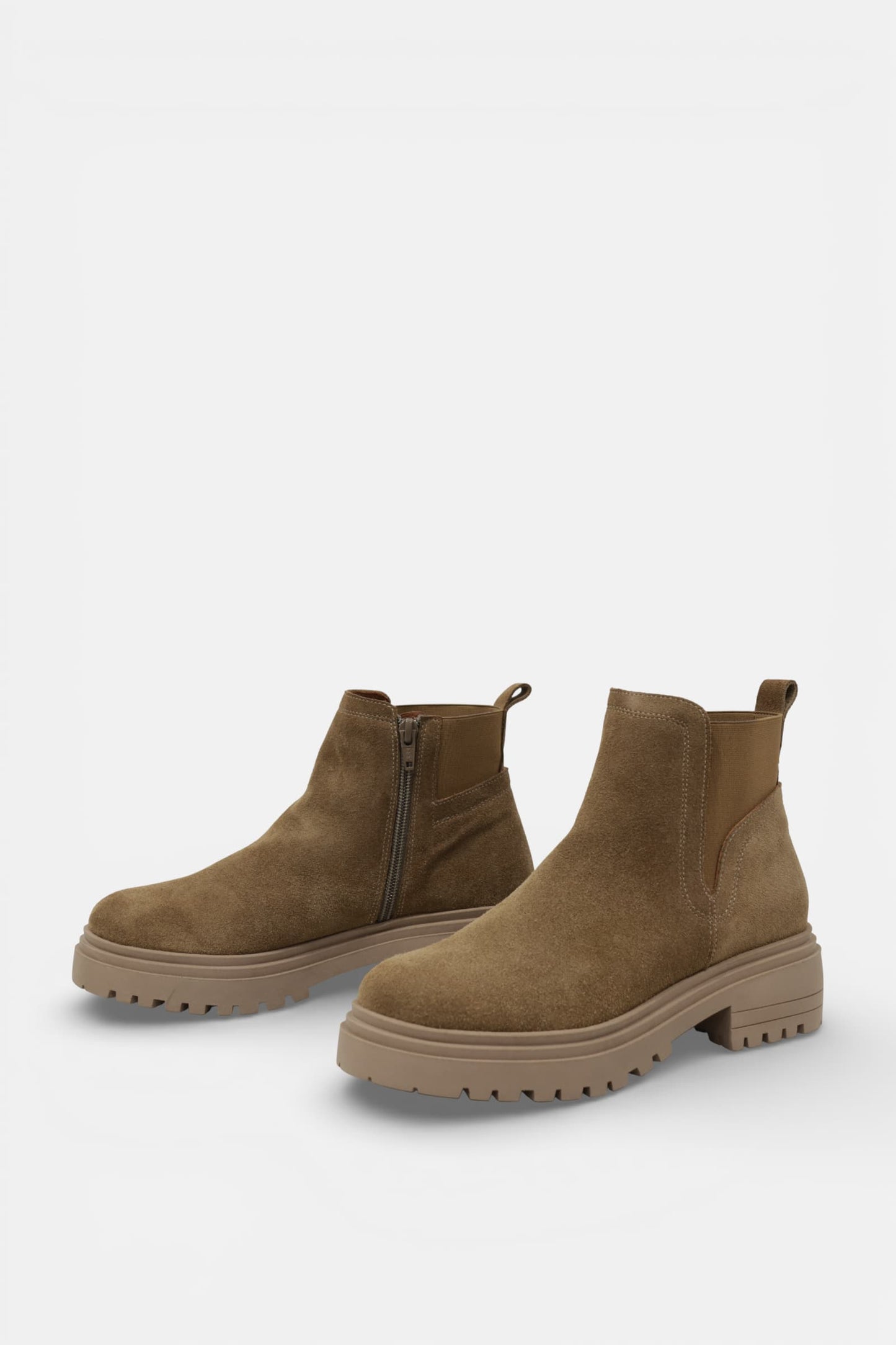 Bota Mulher Camurça Camel com Elástico | Daydoc - 5152C