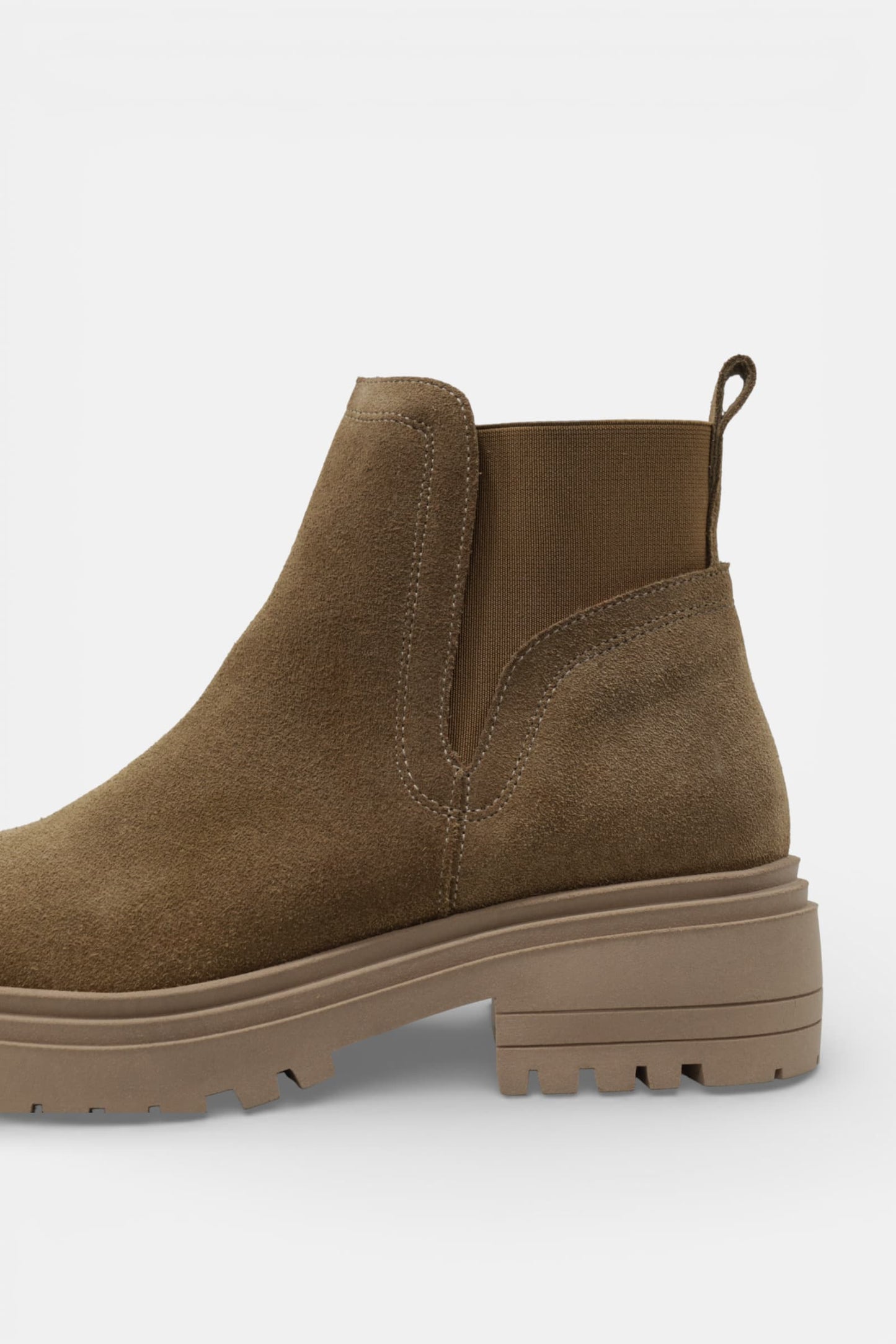 Bota Mulher Camurça Camel com Elástico | Daydoc - 5152C
