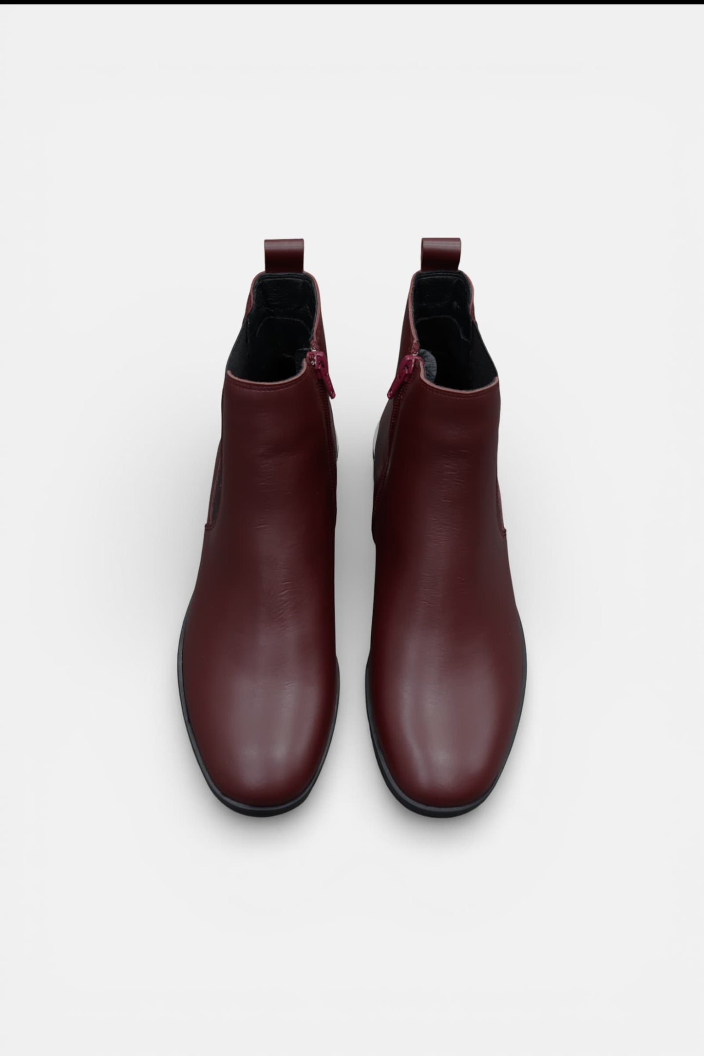 Bota Mulher Chelsea em Pele Bordô | Daydoc - 5086