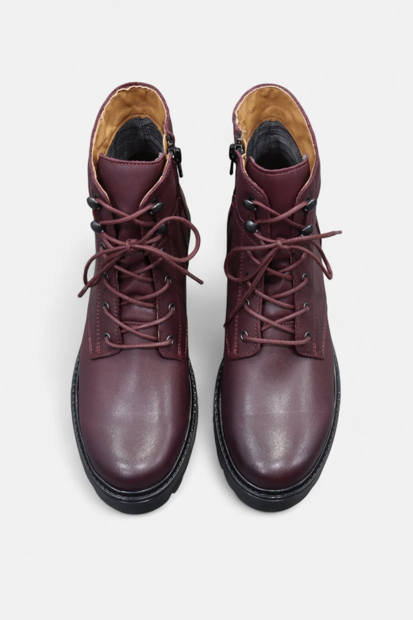 Botas de Mulher em Pele com Cordão e Fecho | Daydoc Linz - N78810