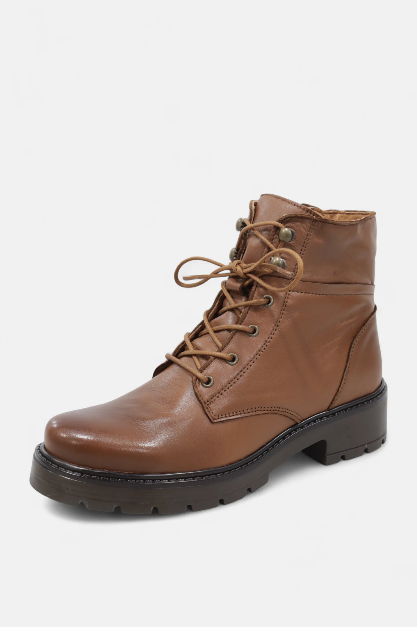 Botas de Mulher em Pele com Cordão e Fecho | Daydoc Linz - N78810