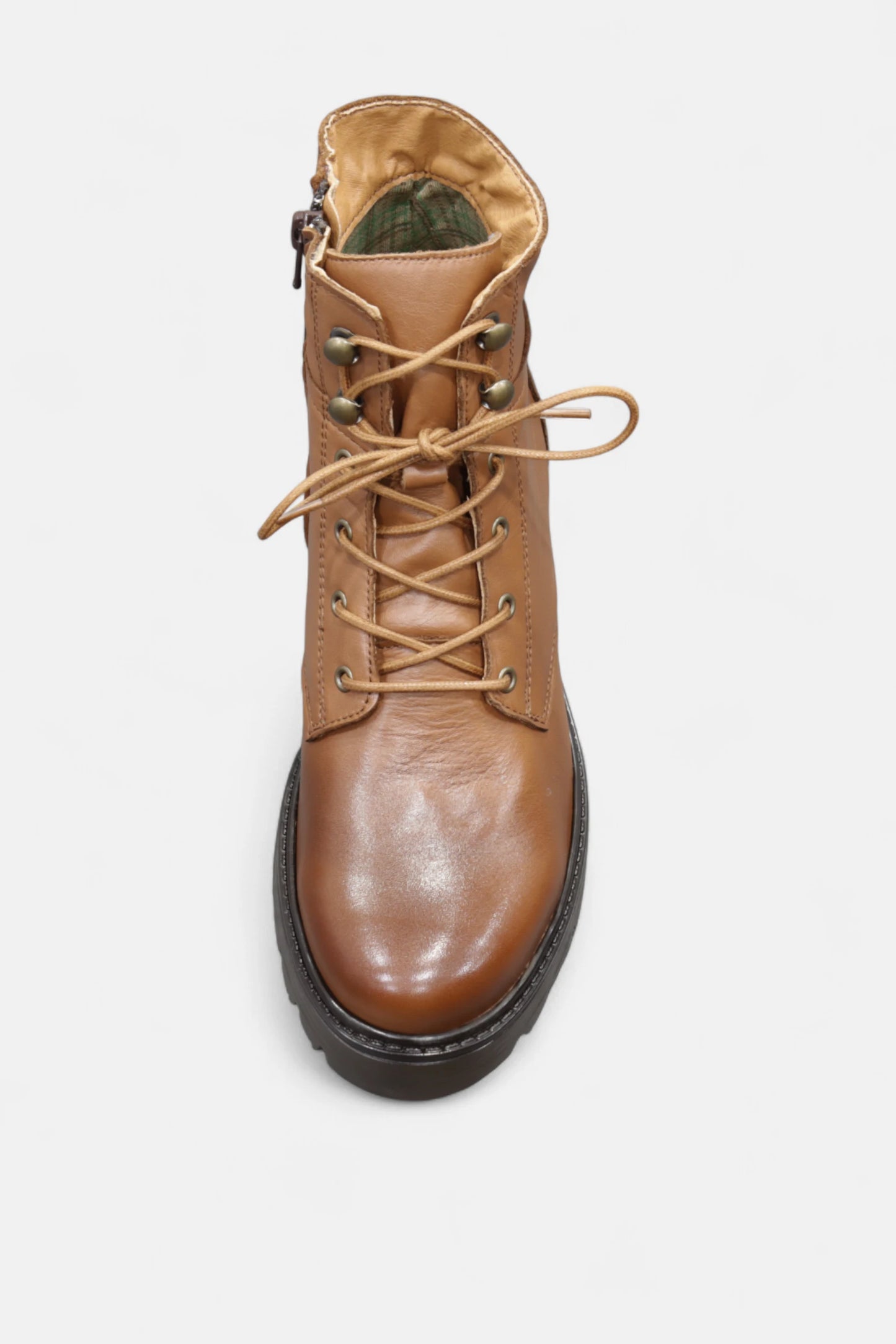 Botas de Mulher em Pele com Cordão e Fecho | Daydoc Linz - N78810