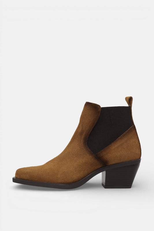 Botas de Mulher Texanas Camurça Camel | Daydoc - 2425