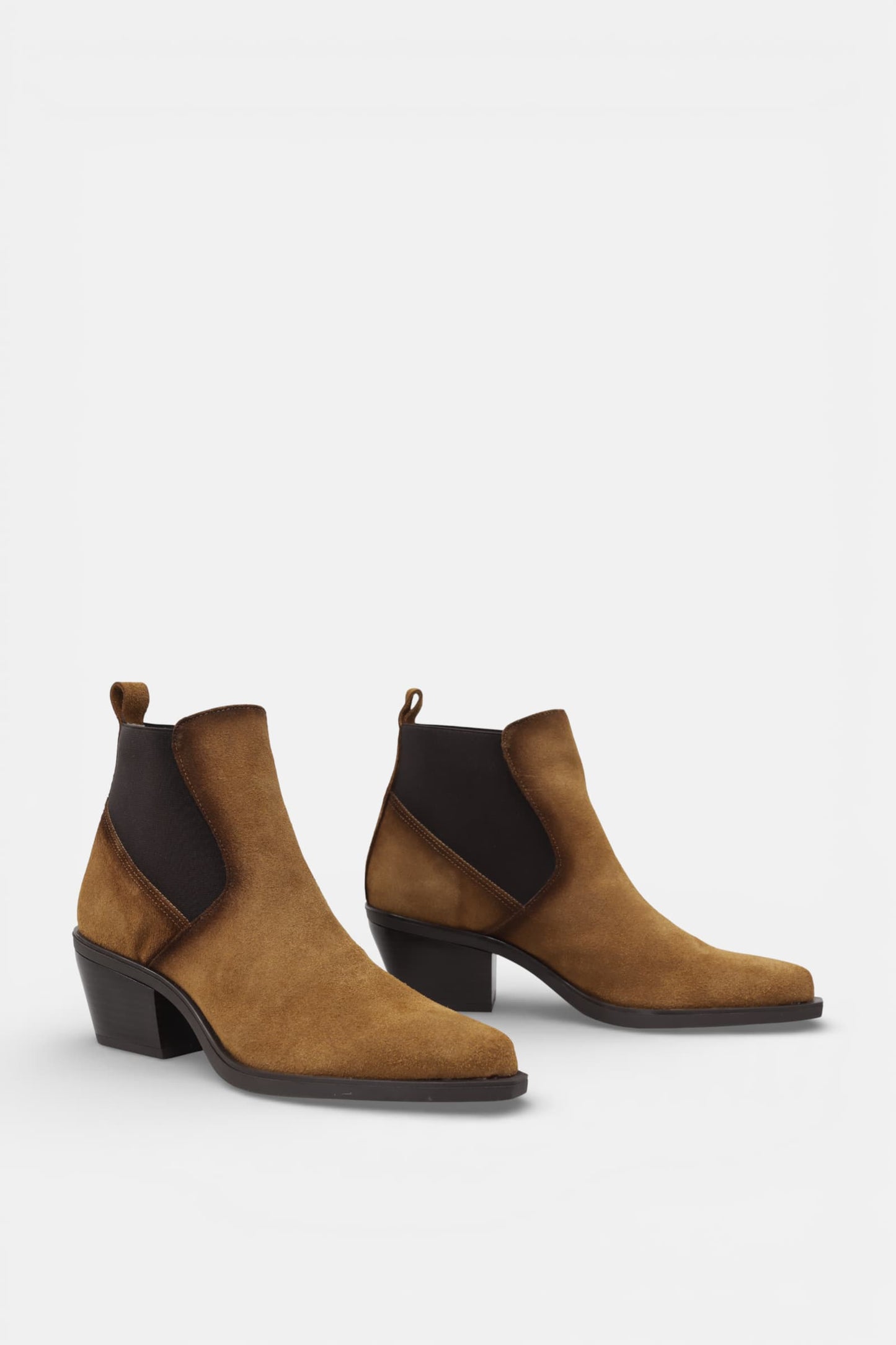 Botas de Mulher Texanas Camurça Camel | Daydoc - 2425