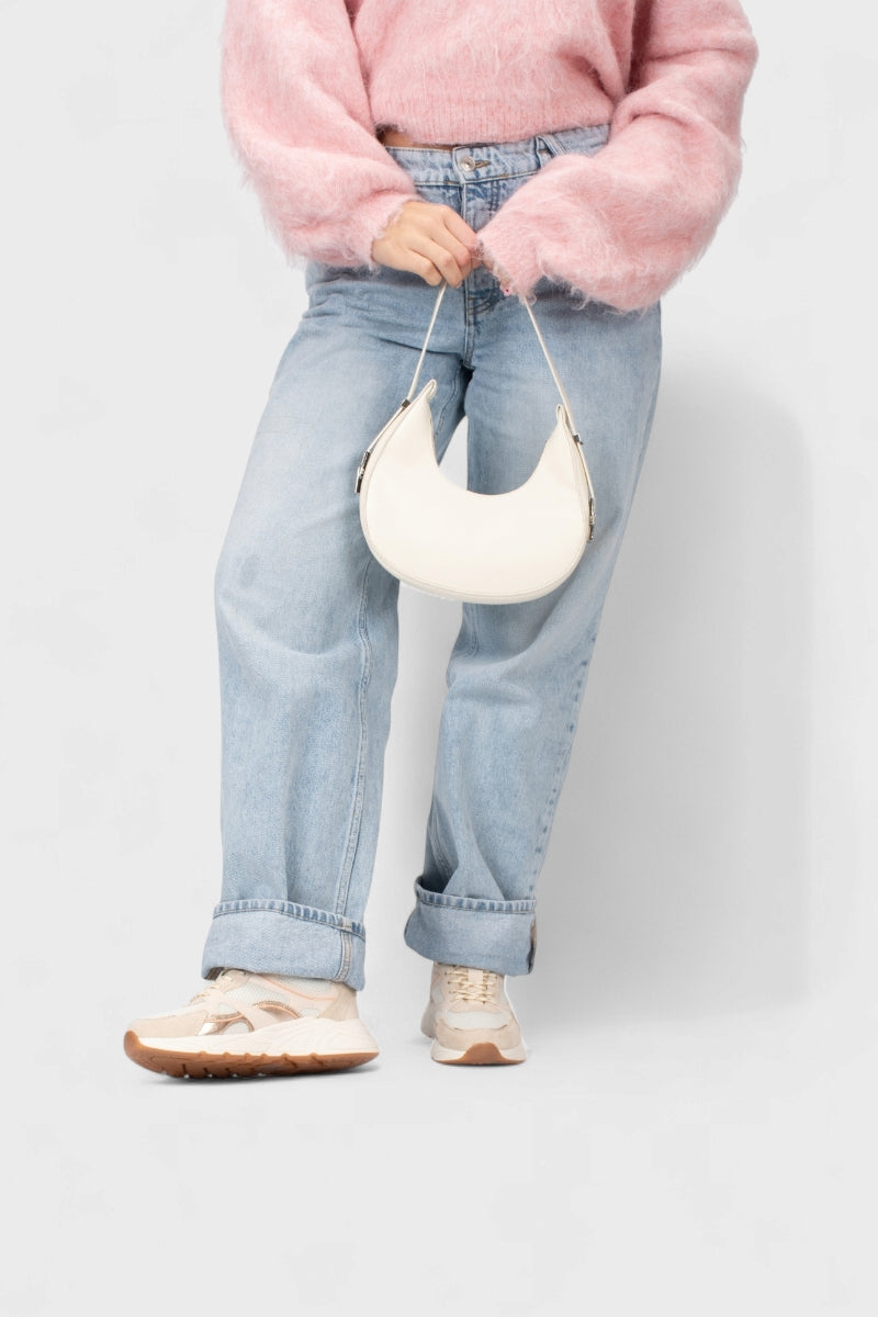 Sapatilhas casuais em têxtil bege modelo KAE para mulher Daydoc