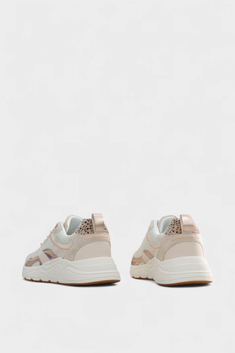 Sapatilhas têxteis para mulher POSH KAE bege