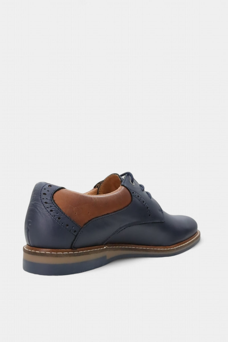 Sapatos Casual de Homem em Pele Azul Marinho | Daydoc 376
