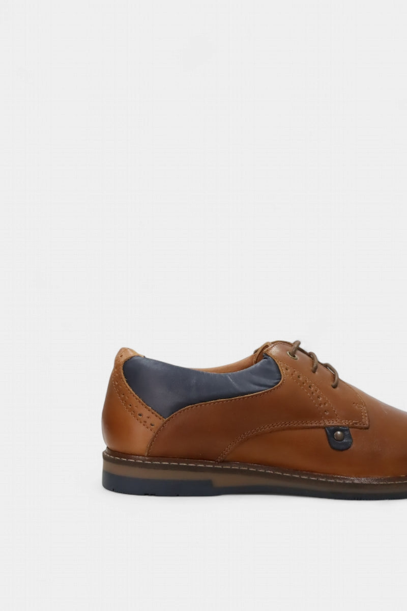 Sapato Casual de Homem em Pele Camel | Daydoc 376