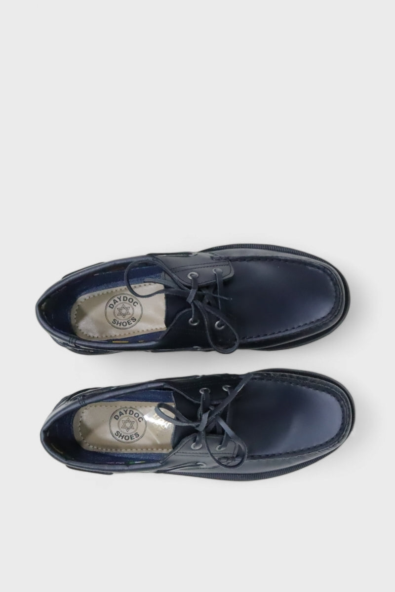 Sapatos Vela de Homem em Pele Azul Marinho | Daydoc 317