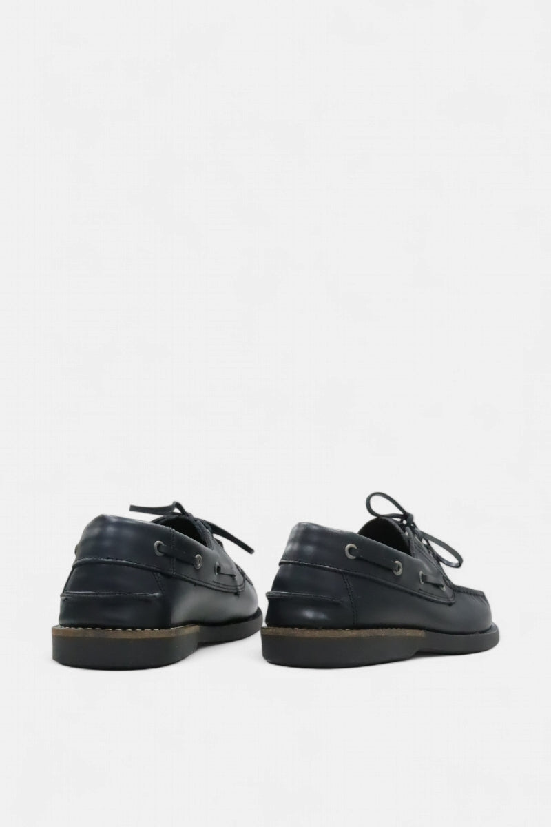 Sapatos Vela de Homem em Pele Azul Marinho | Daydoc 317