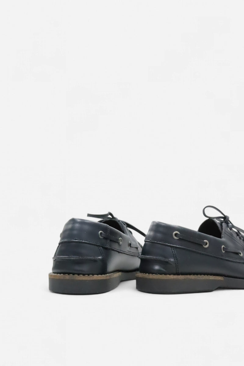 Sapatos Vela de Homem em Pele Azul Marinho | Daydoc 317