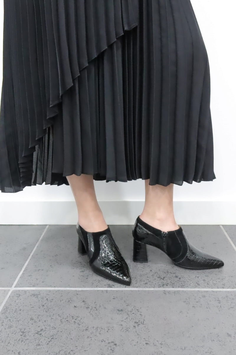 Sapatos salto alto mulher Daydoc Funchal preto elegantes e modernos