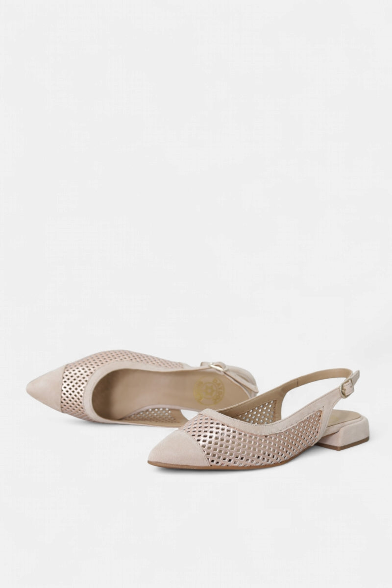 Sapatos slingback para mulher modelo Montreux nude
